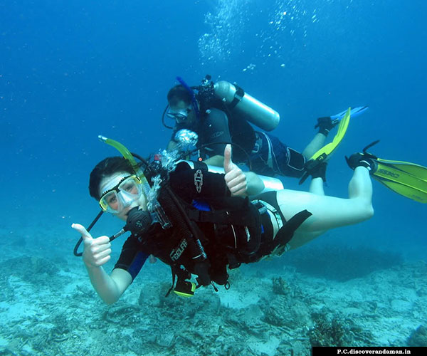 Scuba Diving as Adventurers in Andaman Islands