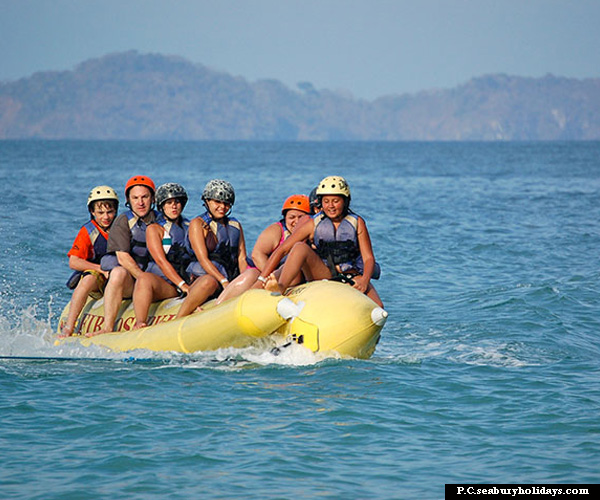 Indulge in exciting Banana Boat Rides